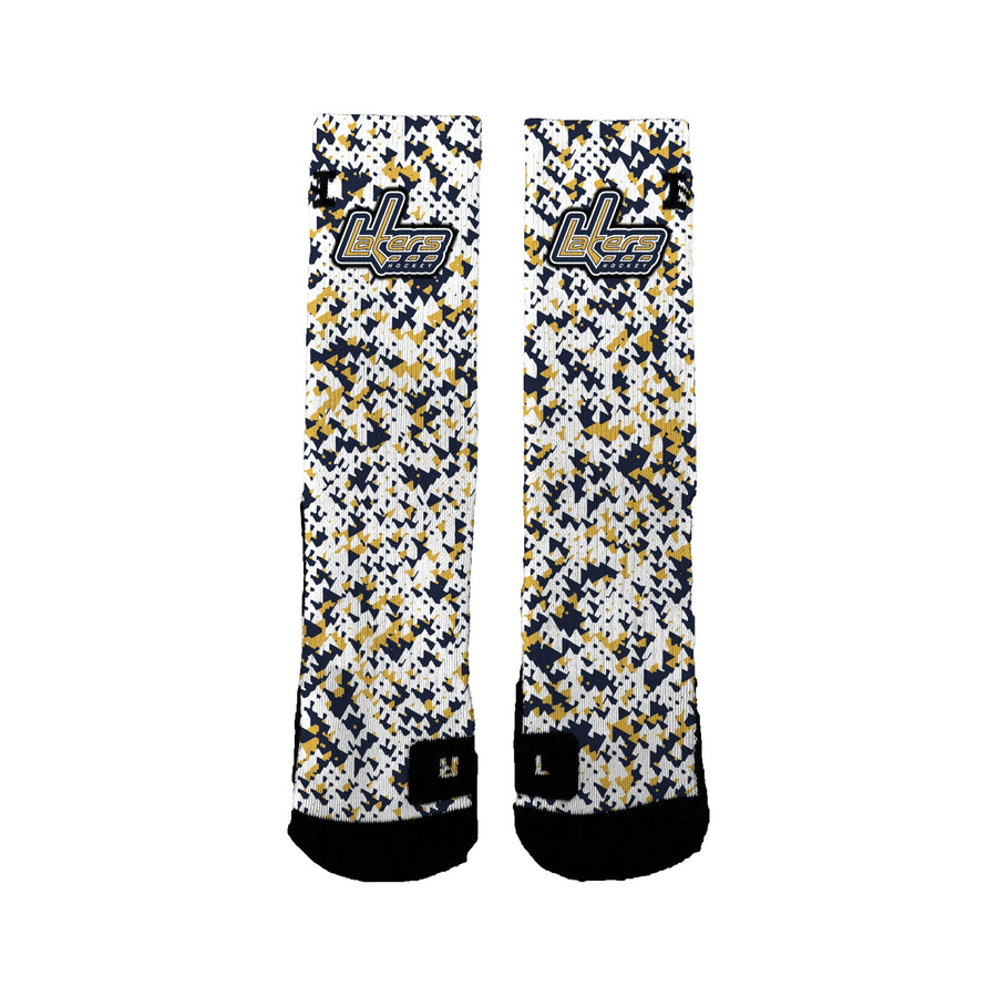 Plsha/peewee Navy 2022-2023 Speckles Socks