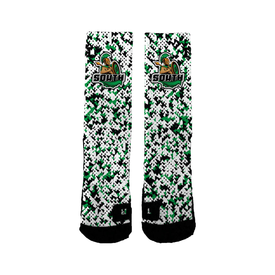 South Middle School Speckles Socks