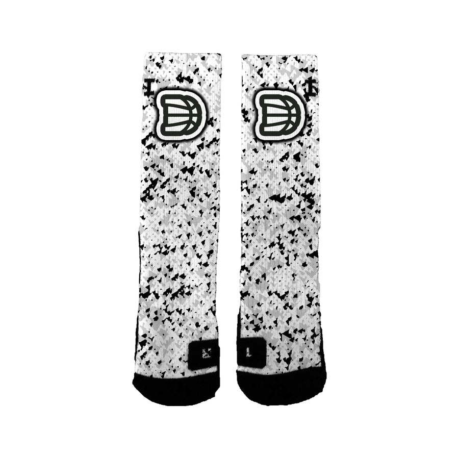 Darting Basketball Academy Youth Foundation (ontarius) Speckles Socks