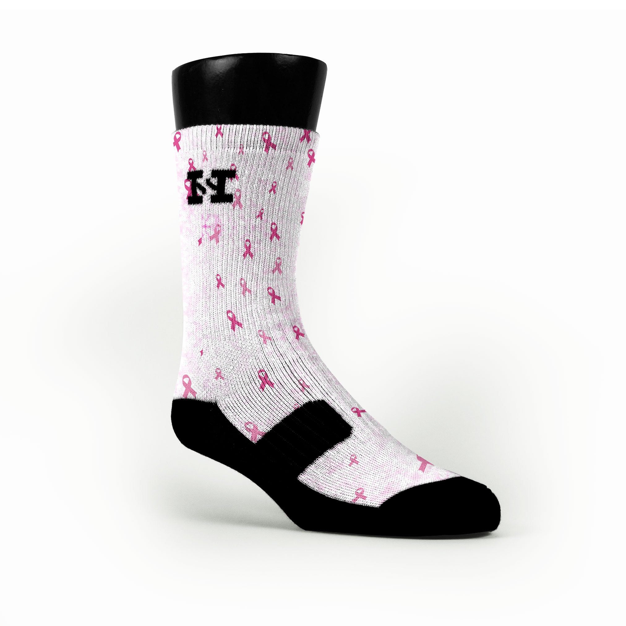 breast cancer elite socks