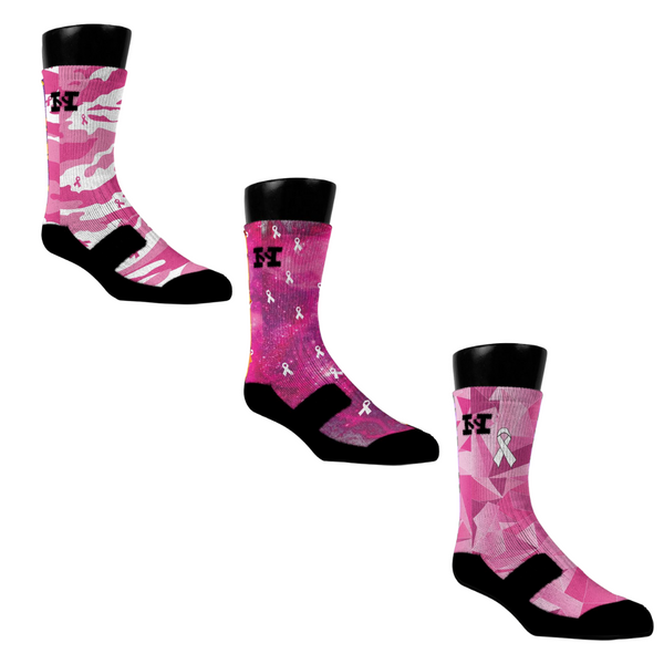 Team Pink Sock 3-Pack