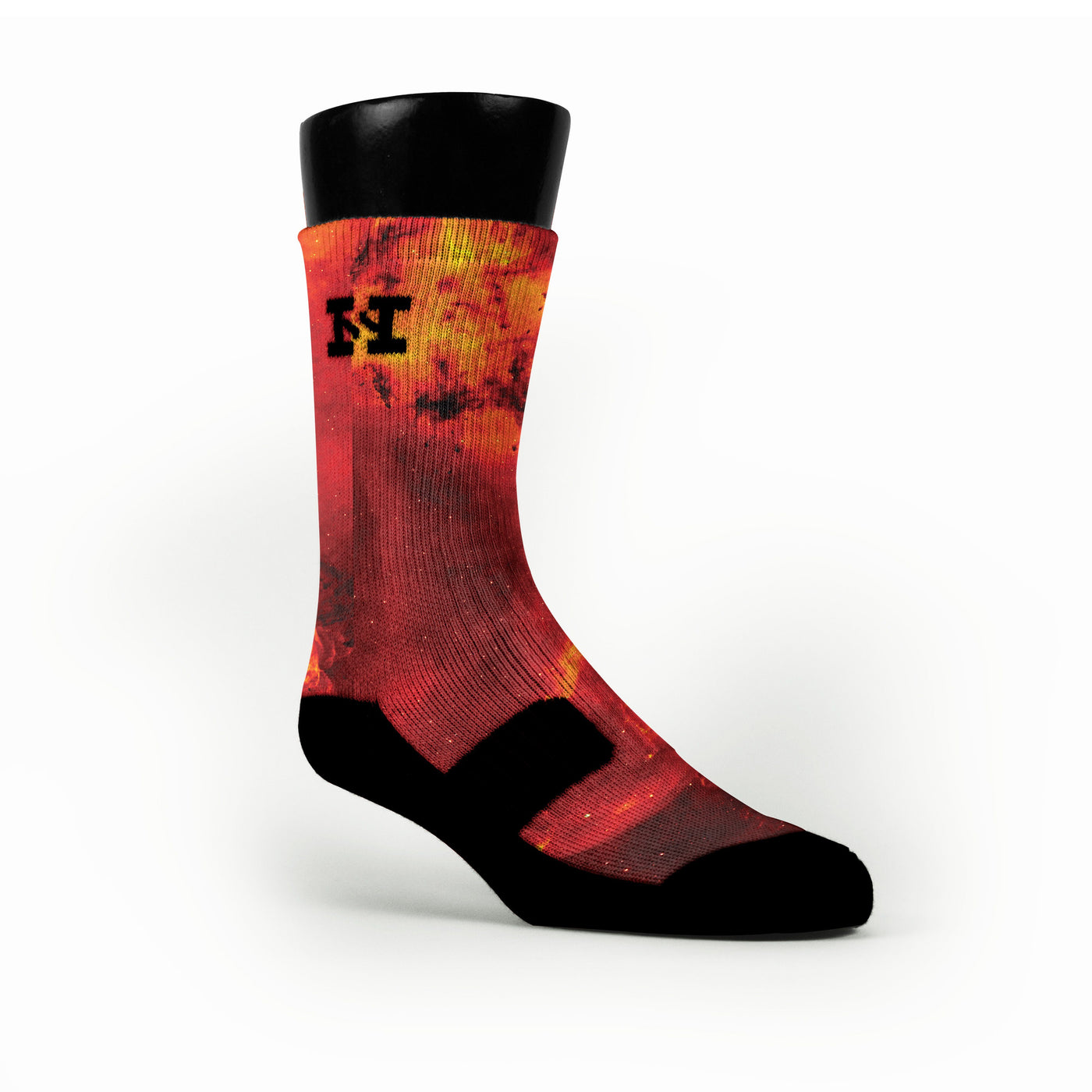 Fire Galaxy Custom Nike Elite Socks · HoopSwagg