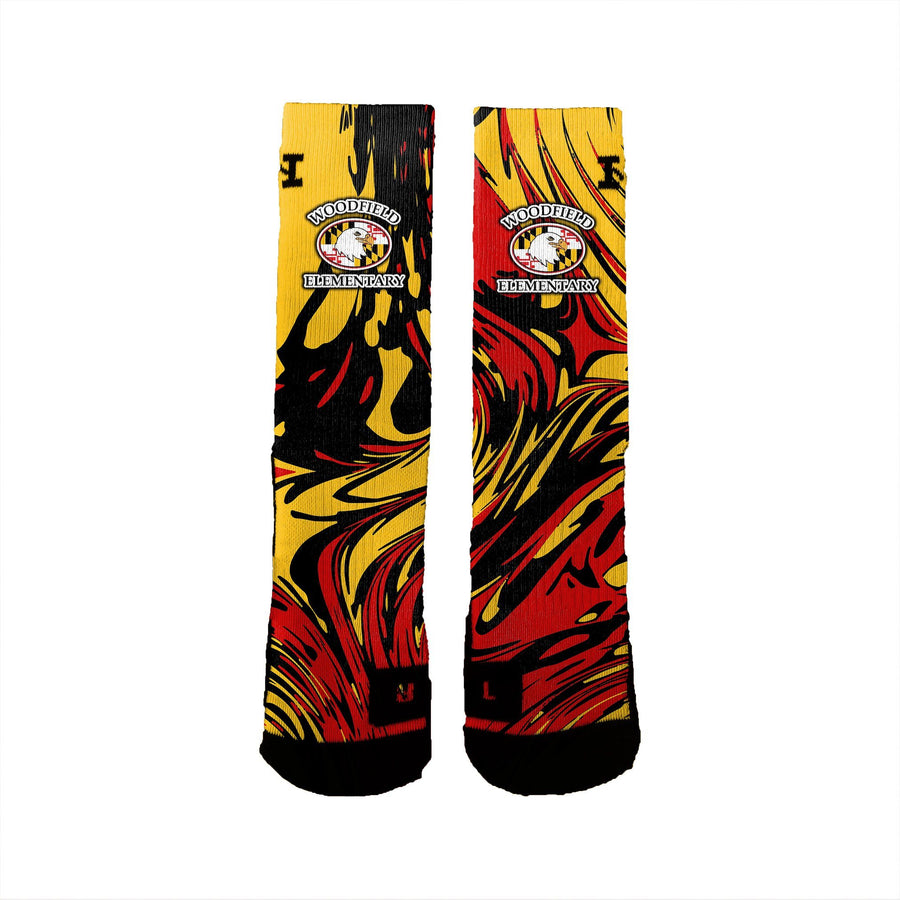 Woodfield Elementary School Swirl