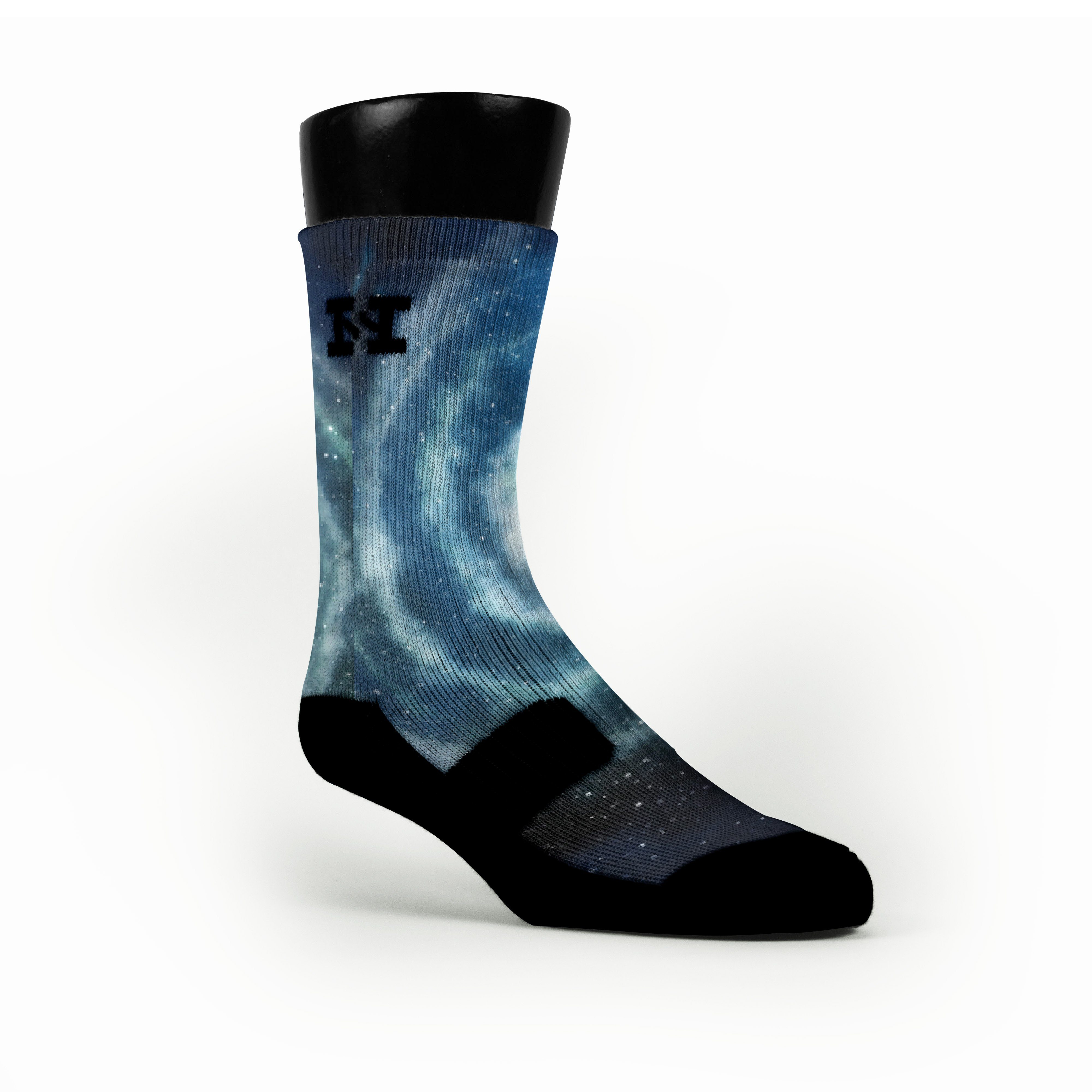 Milky Way Galaxy Custom Nike Elite Socks HoopSwagg