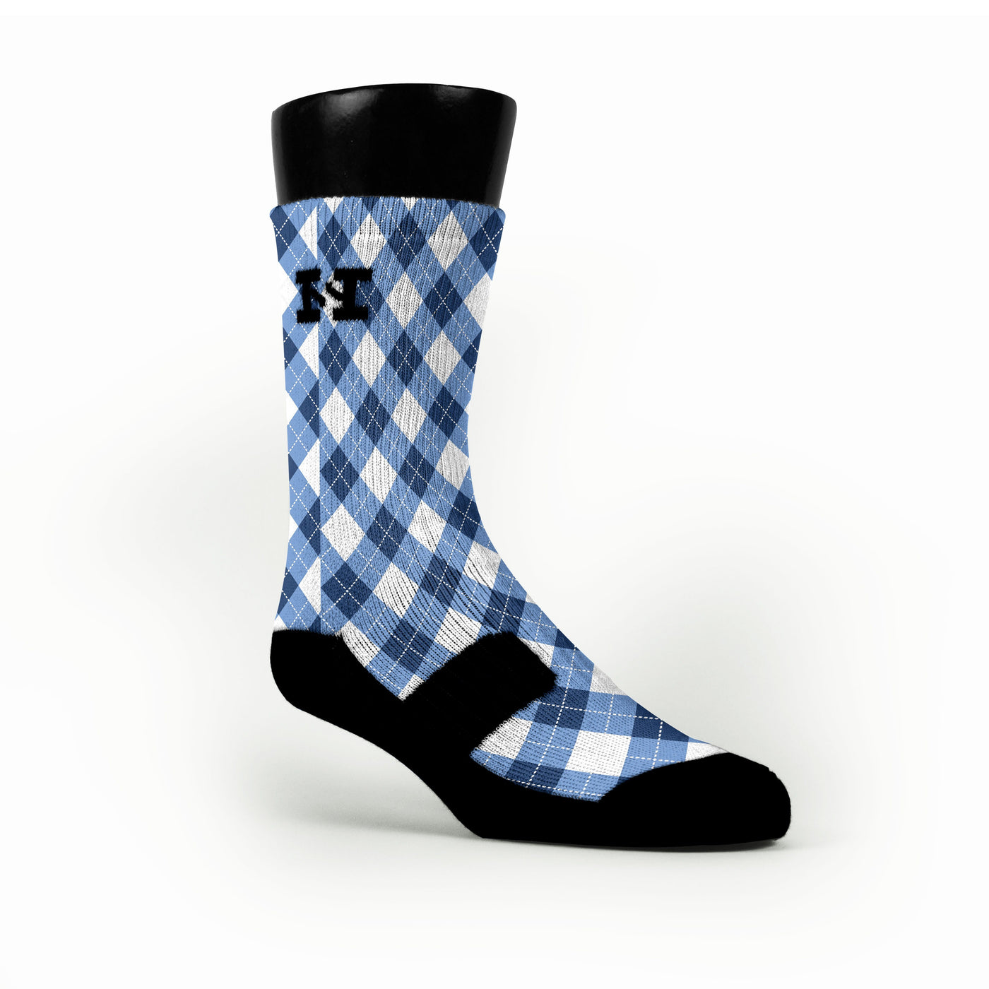 North Carolina Argyle Custom Nike Elite Socks · HoopSwagg