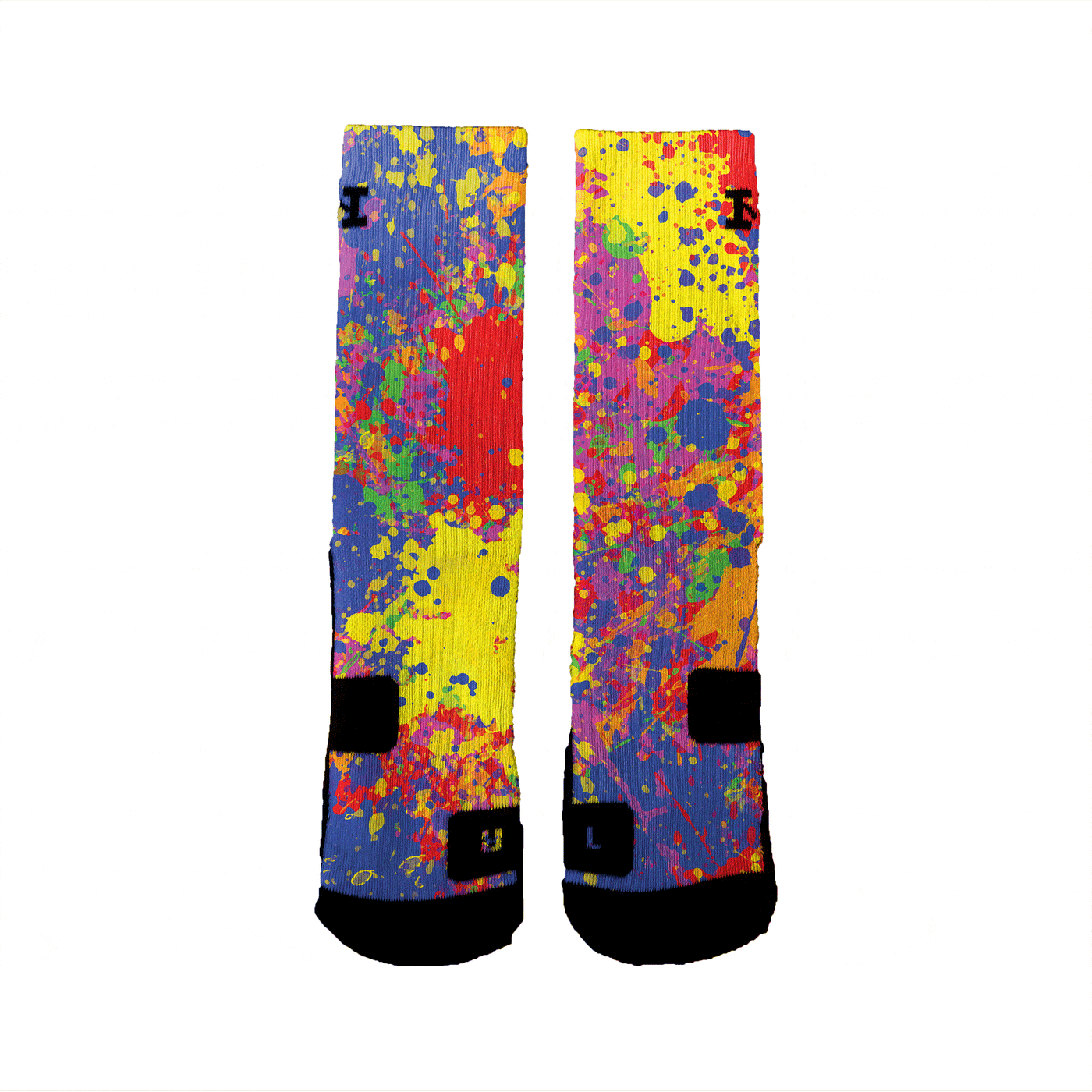 Paint Splatter Custom Nike Elite Socks · HoopSwagg