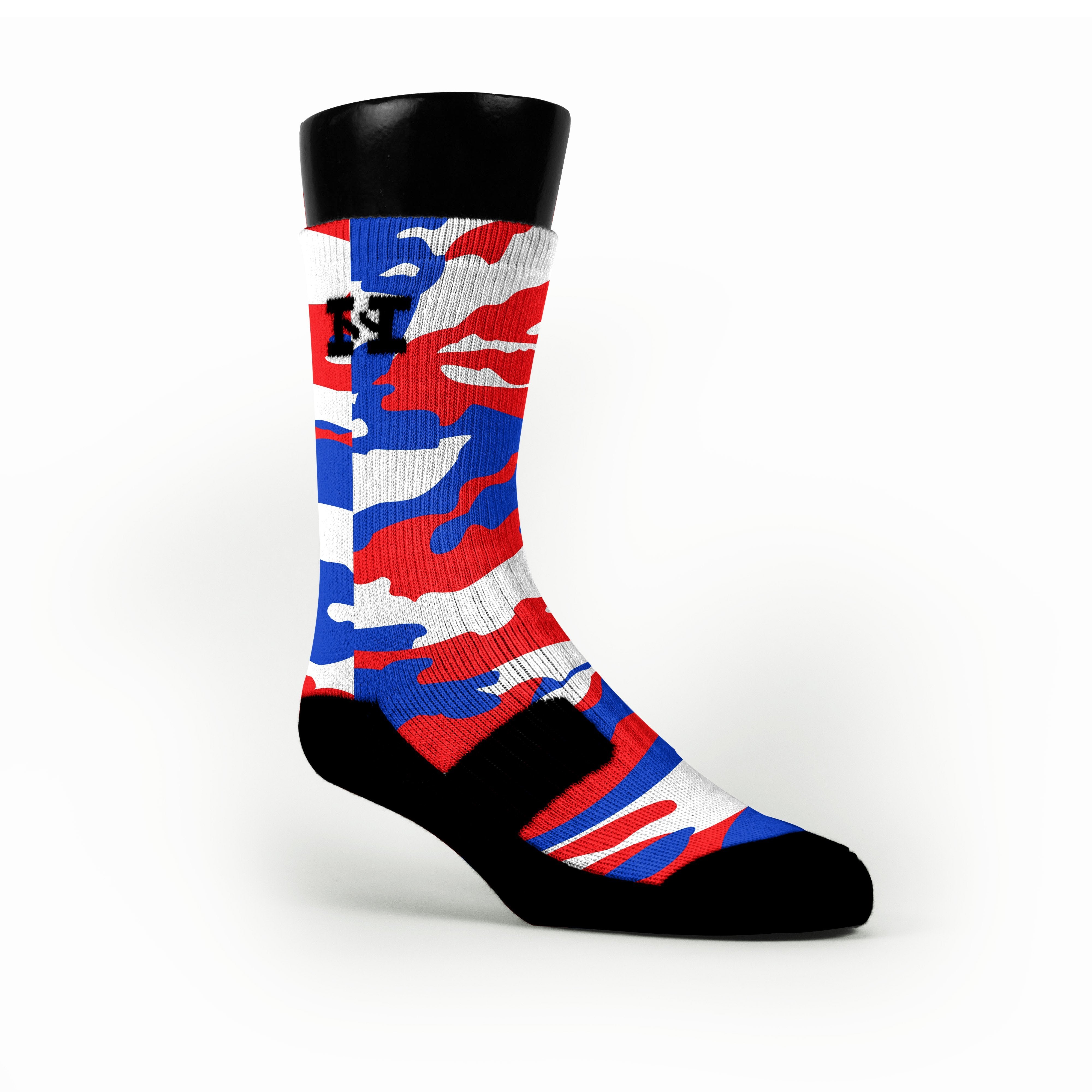 USA Camo Custom Nike Elite Socks HoopSwagg